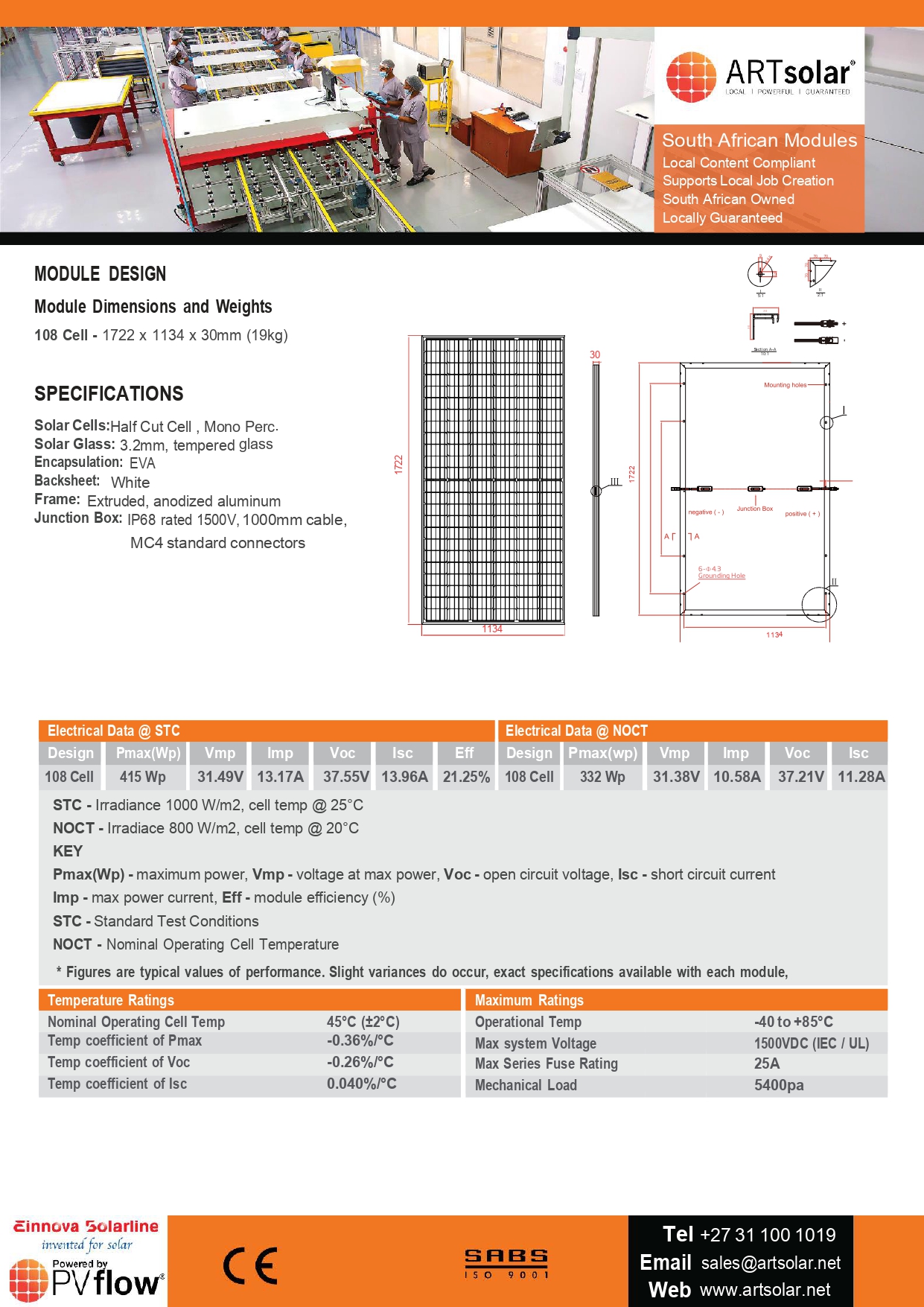 ART415 108 1500MH Silver Datasheet 2