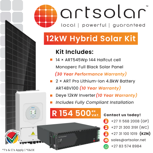 12kW Hybrid Solar kit