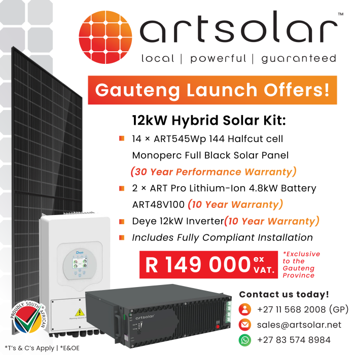 12kW Hybrid Solar kit