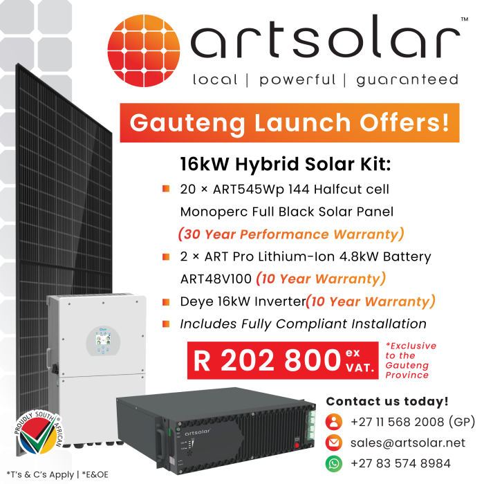16kW Hybrid Solar kit