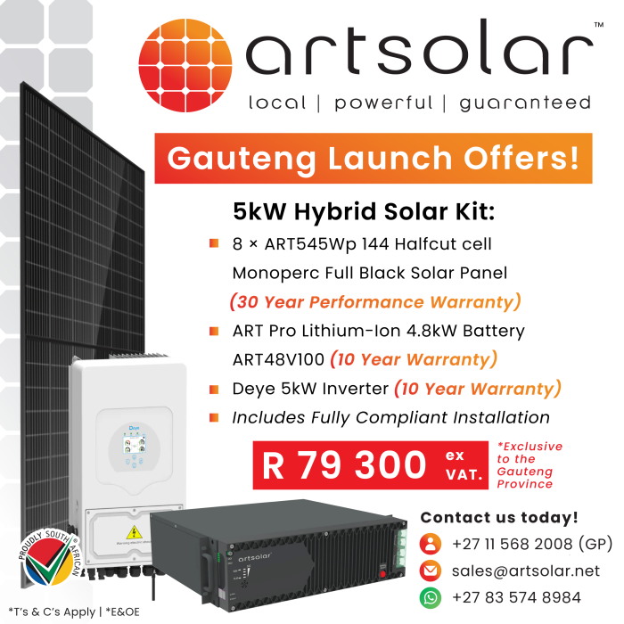 5kW Hybrid Solar kit