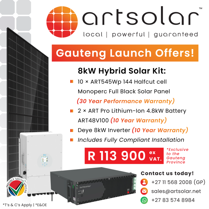 8kW Hybrid Solar kit